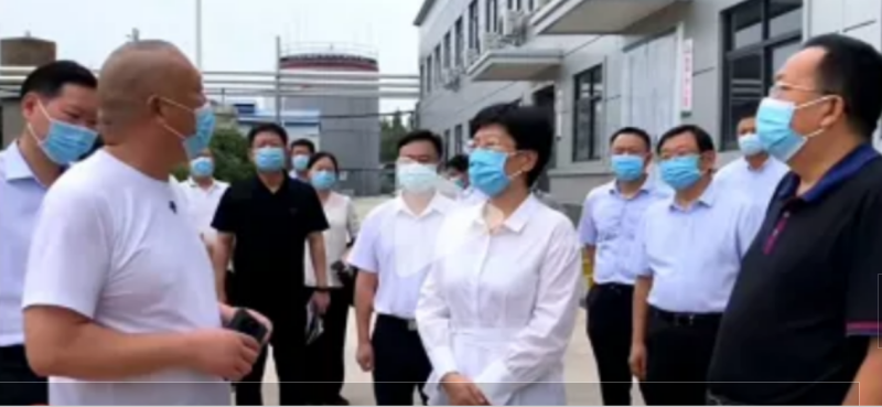焦作市委書記葛巧紅一行蒞臨旭瑞集團參觀調研！